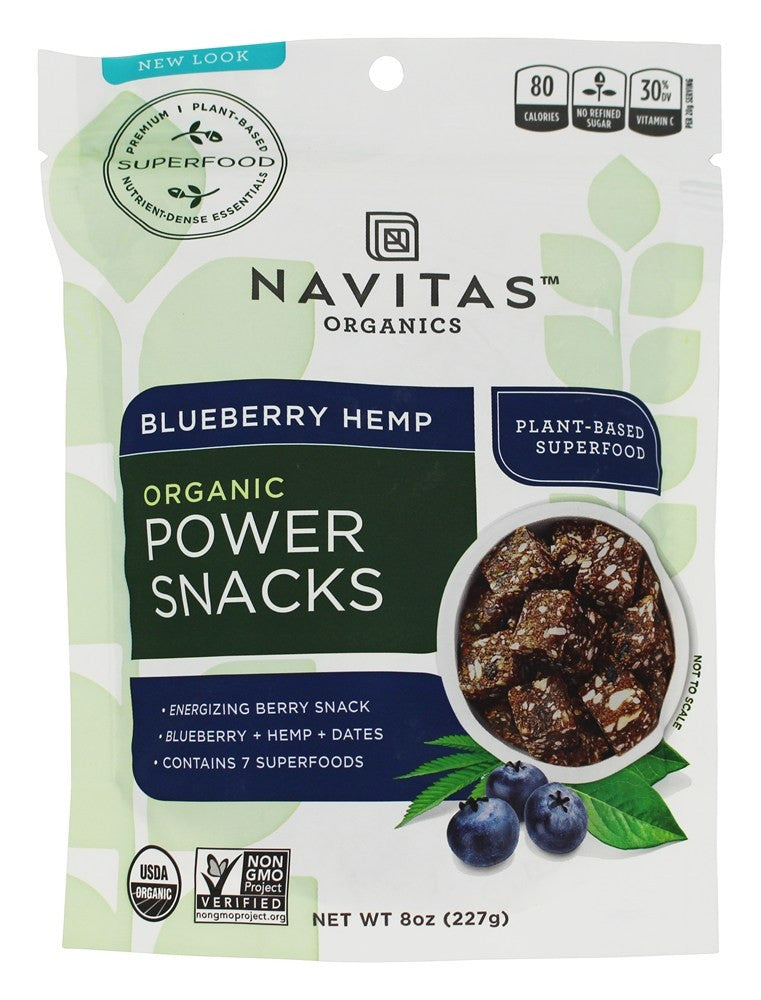 Navitas Naturals Blueberry Hemp Power Snack (12x8 OZ)