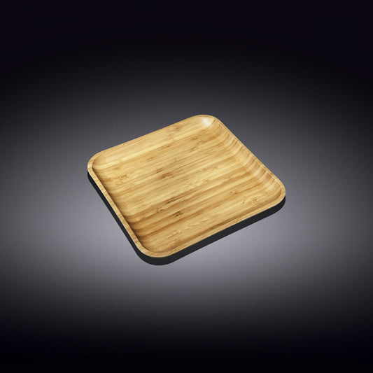 Bamboo Square Plate 5" inch X 5" inch | For Appetizers-1