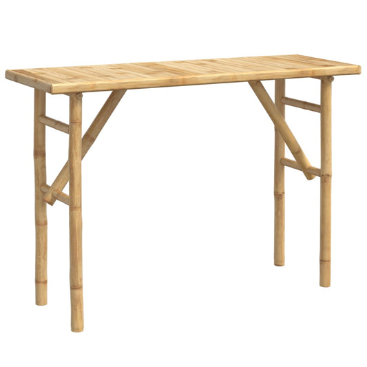 vidaXL Console Table 115x39x72" Bamboo-1