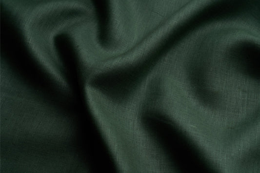 Organic Hemp Fabric - Dark Green | 170gsm | Curtains, Clothing & More-1