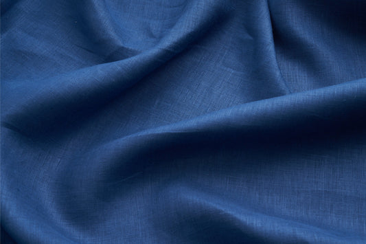Organic Hemp Fabric - Royal Blue | 170gsm | Soft & Breathable-1