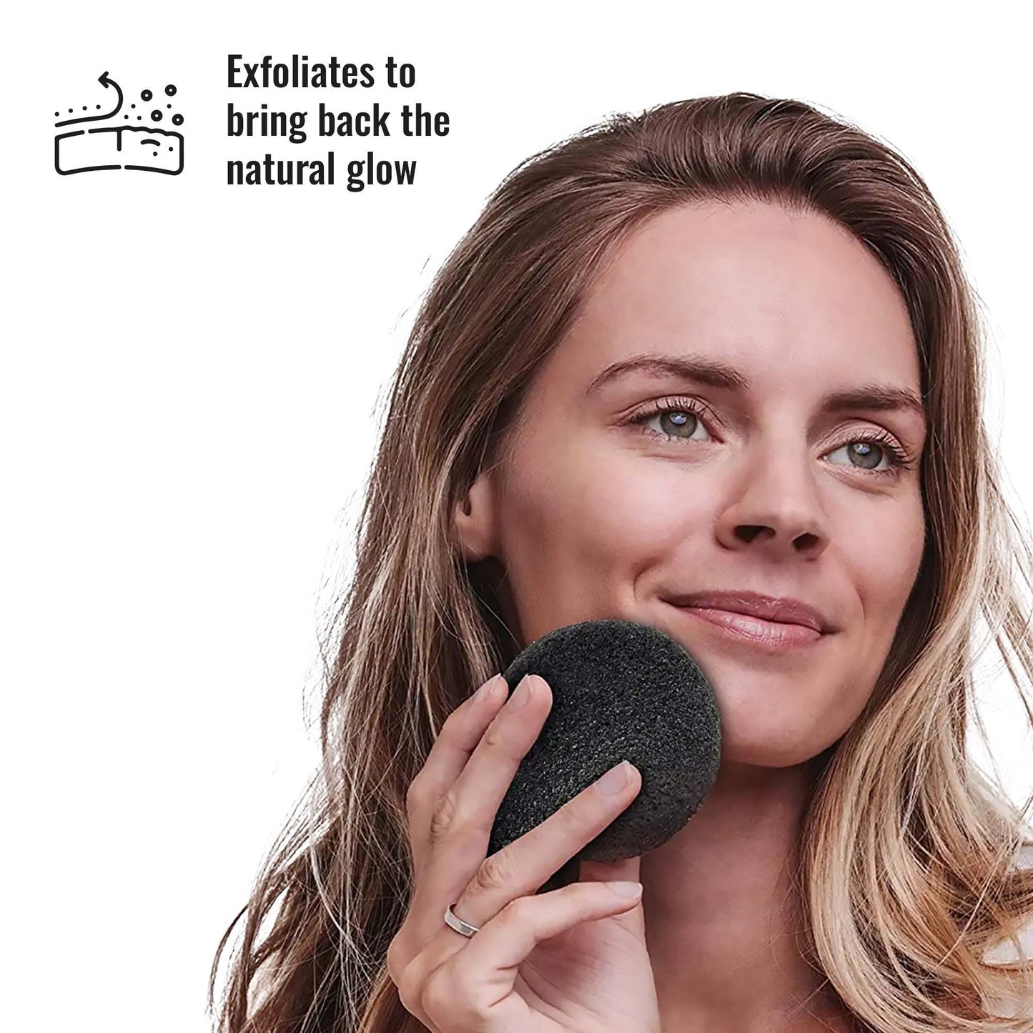 Natural Bamboo Charcoal Konjac Sponge-2