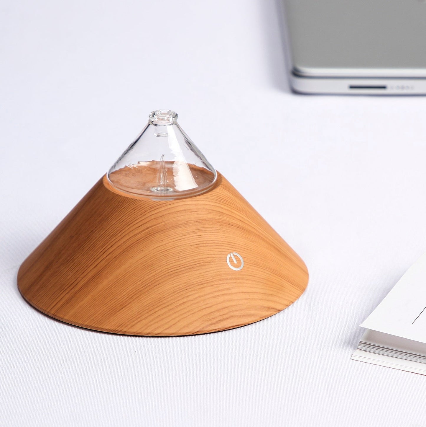 Mount Fuji Portable Nebuliser | Bamboo Waterless Diffuser | Stylish Home Decor | Pure Essential Oil Diffusing