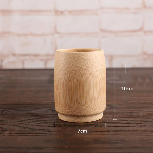 Bamboo Charcoal Beer Cup - Unfinished Bamboo Craft