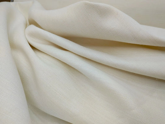 Organic Hemp Fabric - Off White | 240gsm | 147cm | GOTS Certified | Perfect for Curtains, Upholstery & Clothing-1