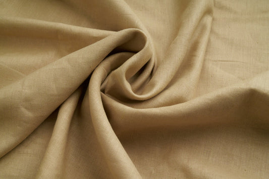 Sand Hemp Fabric | Organic | 145gsm | 147cm Wide | GOTS Certified-1