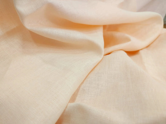 Light Peach Hemp Fabric | Organic | 155gsm | 147cm Wide | GOTS Certified-1