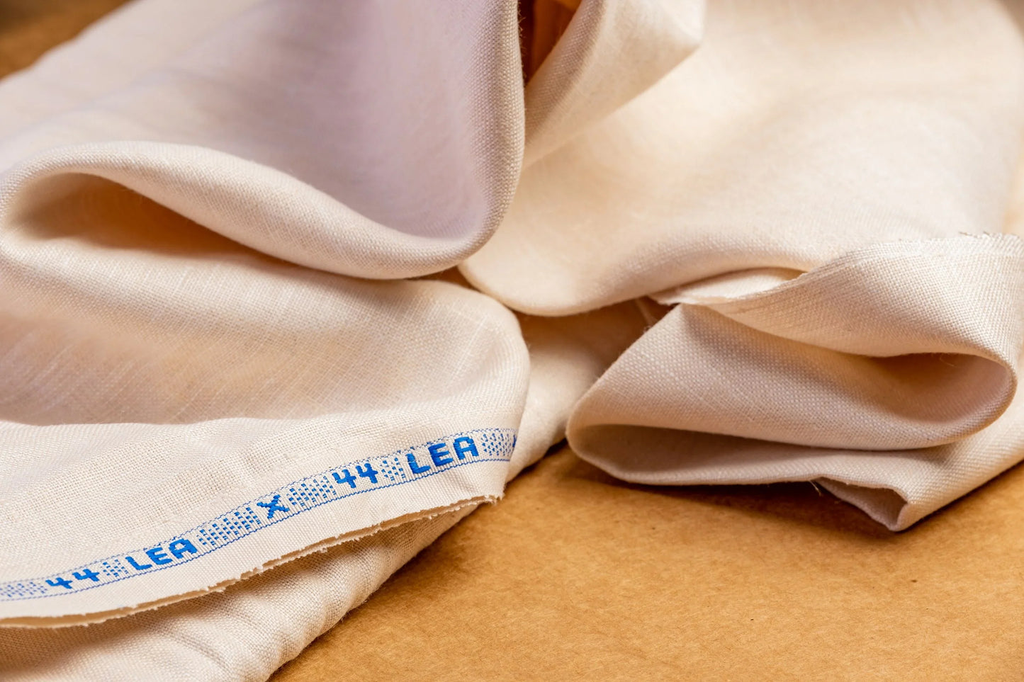 Cream Hemp Fabric | Organic | 155gsm | 147cm Wide | GOTS Certified-2