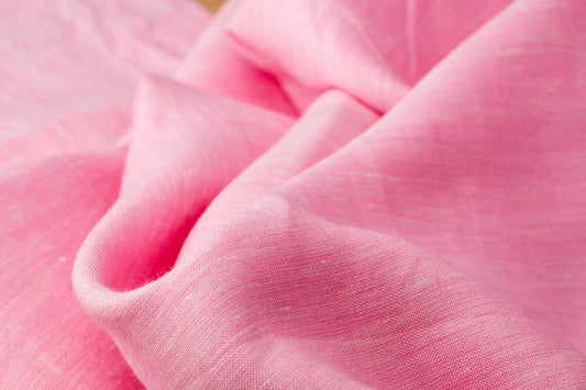 Dual-Tone Pink Hemp Fabric | Organic | 155gsm | 147cm Wide | GOTS Certified-1