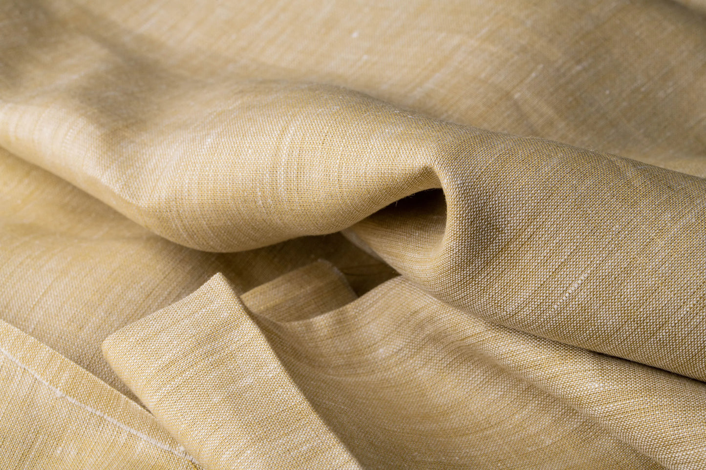 Fawn Yellow Hemp Fabric | Organic | 155gsm | 147cm Wide | GOTS Certified-0
