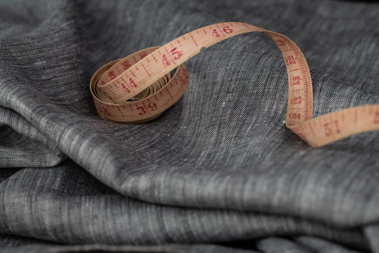 Dual-Tone Onyx Black Hemp Fabric | Organic | 155gsm | GOTS Certified-1