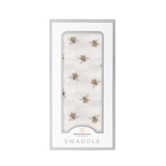 Honey Bee Bamboo Swaddle