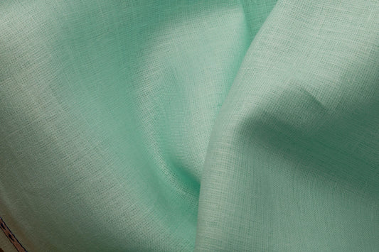 Mint Green Hemp Fabric | Organic | 155gsm | 147cm Wide | GOTS Certified-1