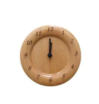 Custom Wooden Bamboo Minimalist Decorative Clock