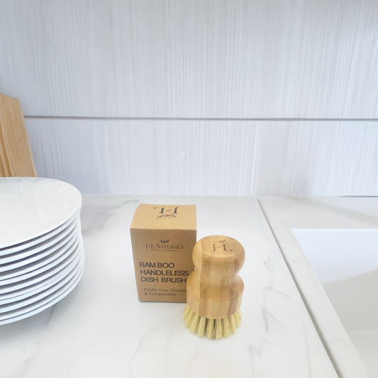 Bamboo Hand Dish Brush-1