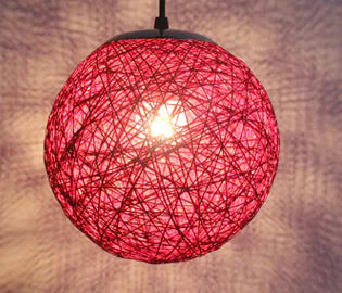 Wholesale Hemp Ball Pendant Light for Dining & Living Room