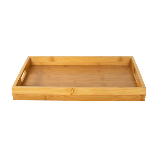 Natural Bamboo Serving Tray-0