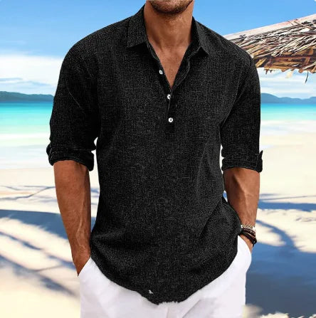 Men's Hemp Long Sleeve Shirt