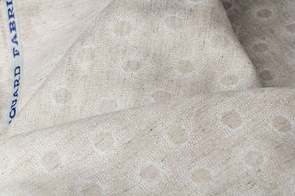 Pebble Jacquard Hemp Fabric | Natural | Organic | 145gsm | 147cm Wide-0