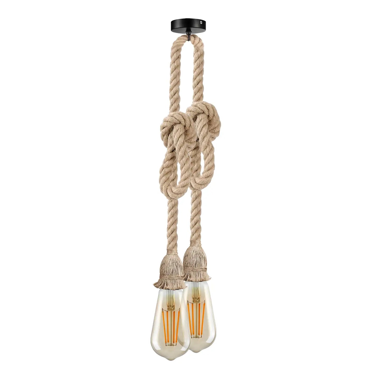 Hemp Rope Hanging Pendant light ~5573-2
