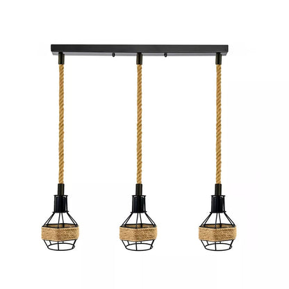 Hemp Design Kitchen Lights For Over Table~5582-7
