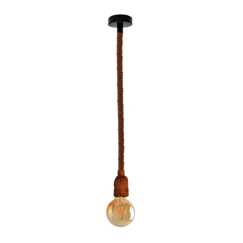 Ceiling Pendant Light Hemp Rope Lamp ~5771-0