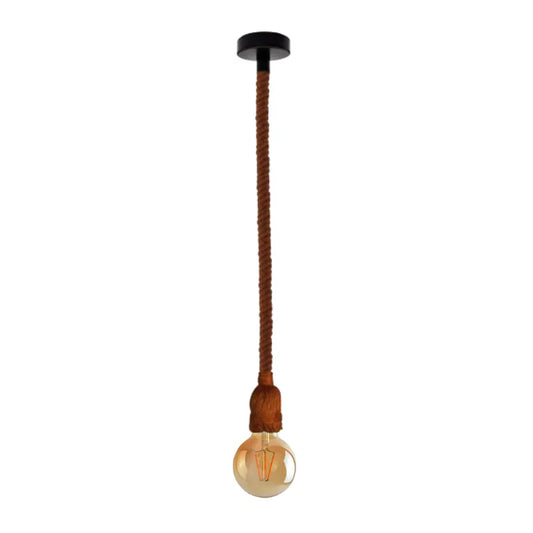 Ceiling Pendant Light Hemp Rope Lamp ~5771-0