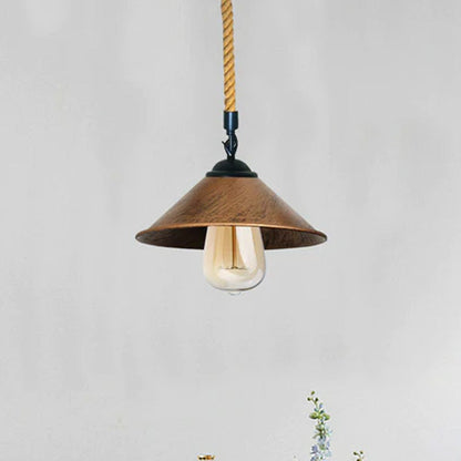 Hemp Rope Pendant Light - E27 Base~2022-0