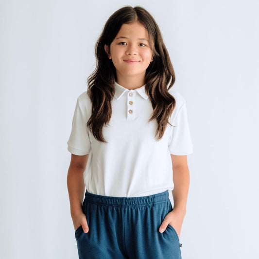 Kids Bamboo Polo Shirt
