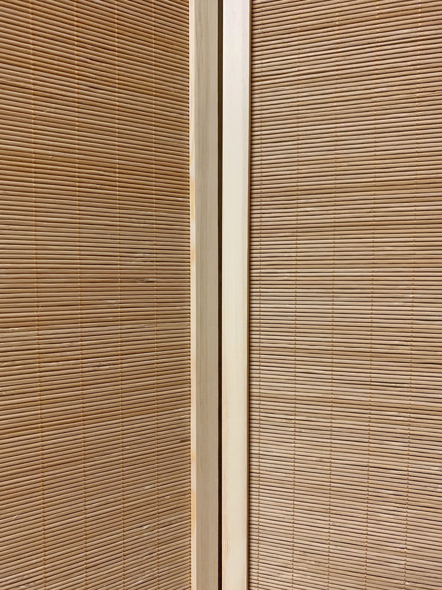 6" Light Bamboo 3 Panel Room Divider Screen-7