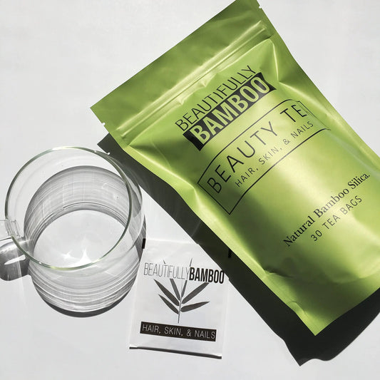 [Beautifully Bamboo] Silica Rich Bamboo Tea for Hair Skin Nails (30 Filter Paper Bags)