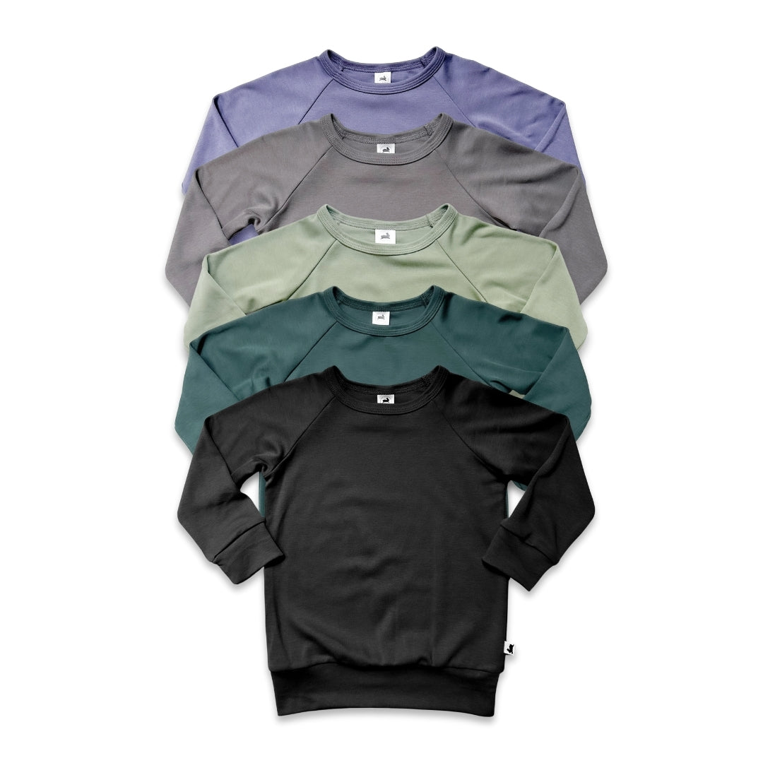 Youth Bamboo Raglan Pullover