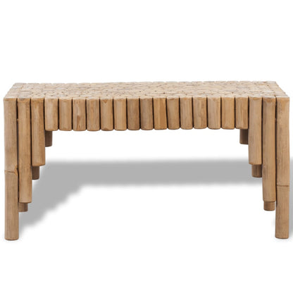 vidaXL Coffee Table Bamboo-1