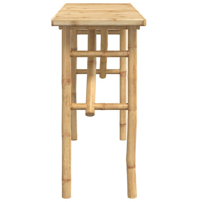 vidaXL Console Table 115x39x72" Bamboo-3