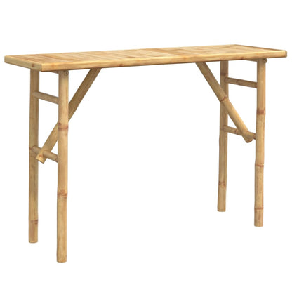vidaXL Console Table 115x39x72" Bamboo-4