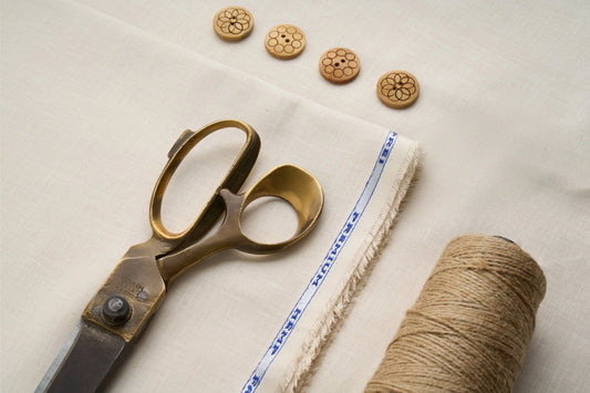 Bone Cream Hemp Fabric | Organic | 170gsm | 147cm Wide | GOTS Certified-0