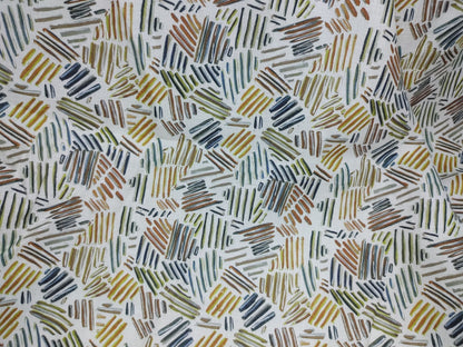 Abstract Print Hemp Fabric | Organic | 145gsm | 147cm Wide | GOTS Certified-0