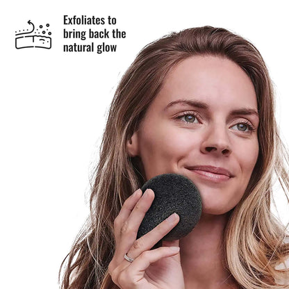 Natural Bamboo Charcoal Konjac Sponge-2