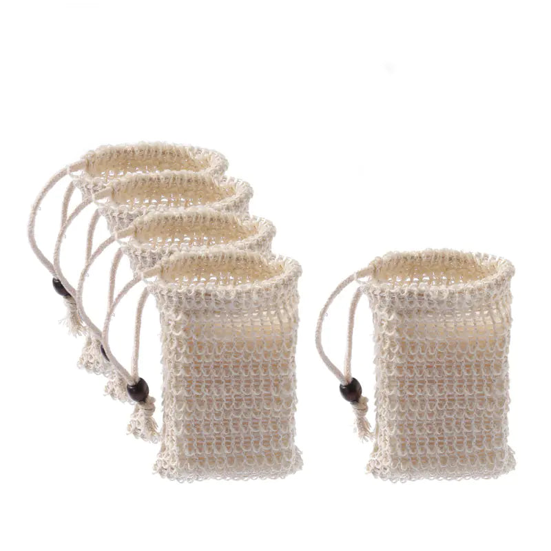 Handmade Soap Bag with Hemp and Ramie for Home Use