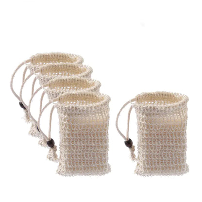 Handmade Soap Bag with Hemp and Ramie for Home Use