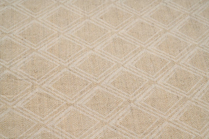 Eco Friendly Hemp Fabric with Diamond Pattern for Curtains & Cushions - GOTS Certified, 240gsm, 147cm Wide - By the Metre-3