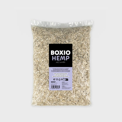 BOXIO - Hemp Lavender: 5.6 L Odour Neutraliser - Ideal for Camping Toilet Separation Toilet and Composting Toilet But Also as Rabbit Litter for Hamsters Small Animal Litter or Rabbit Litter
