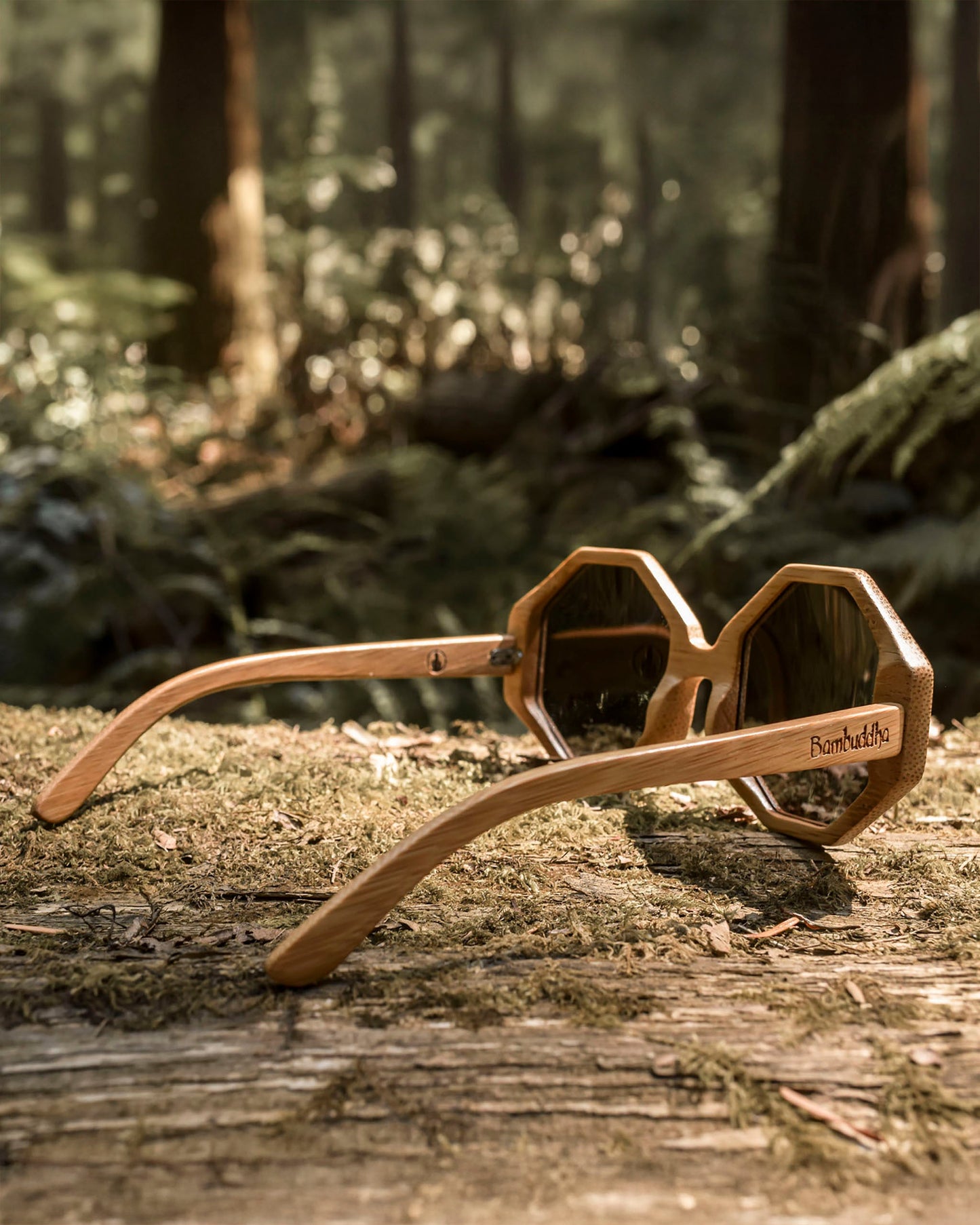 Honeycombs | Polarized Bamboo Sunglasses-4