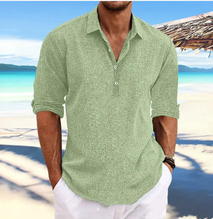 Men's Hemp Long Sleeve Shirt