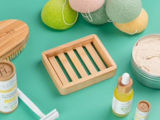 Slotted Wood Soap Dish-0