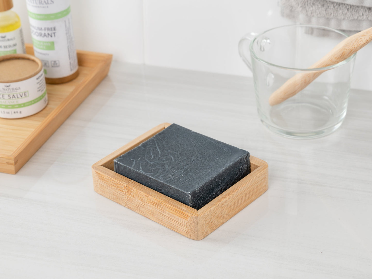 Slotted Wood Soap Dish-3
