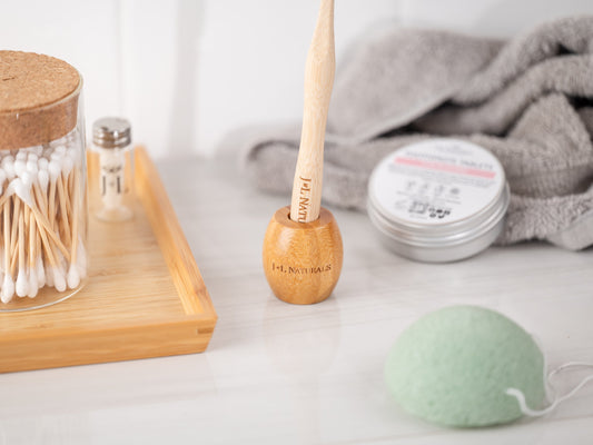 Wood Toothbrush Stand-0
