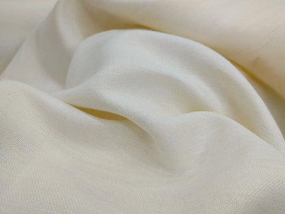 Organic Hemp Fabric - Off White | 240gsm | 147cm | GOTS Certified | Perfect for Curtains, Upholstery & Clothing-3