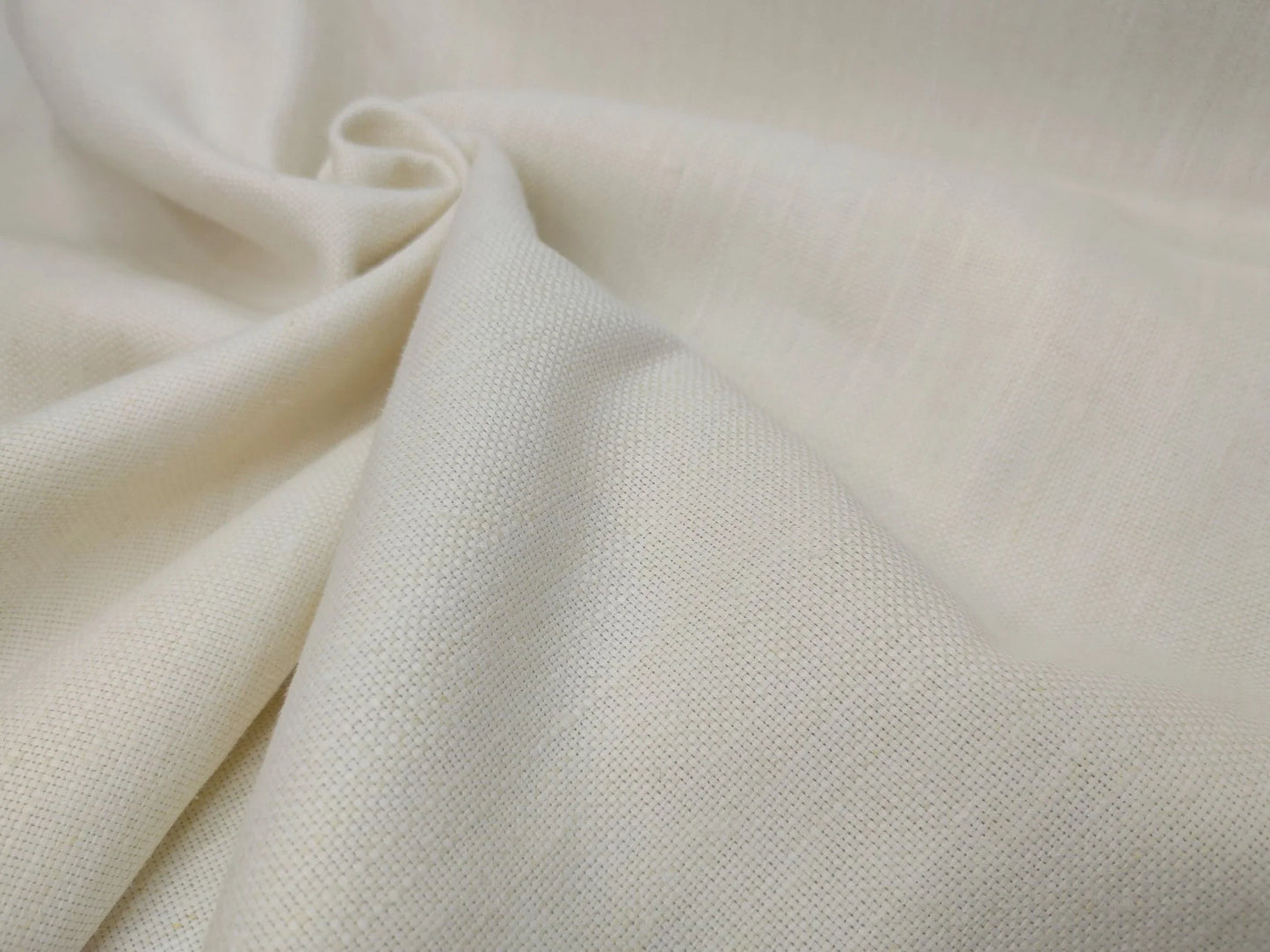 Organic Hemp Fabric - Off White | 240gsm | 147cm | GOTS Certified | Perfect for Curtains, Upholstery & Clothing-2