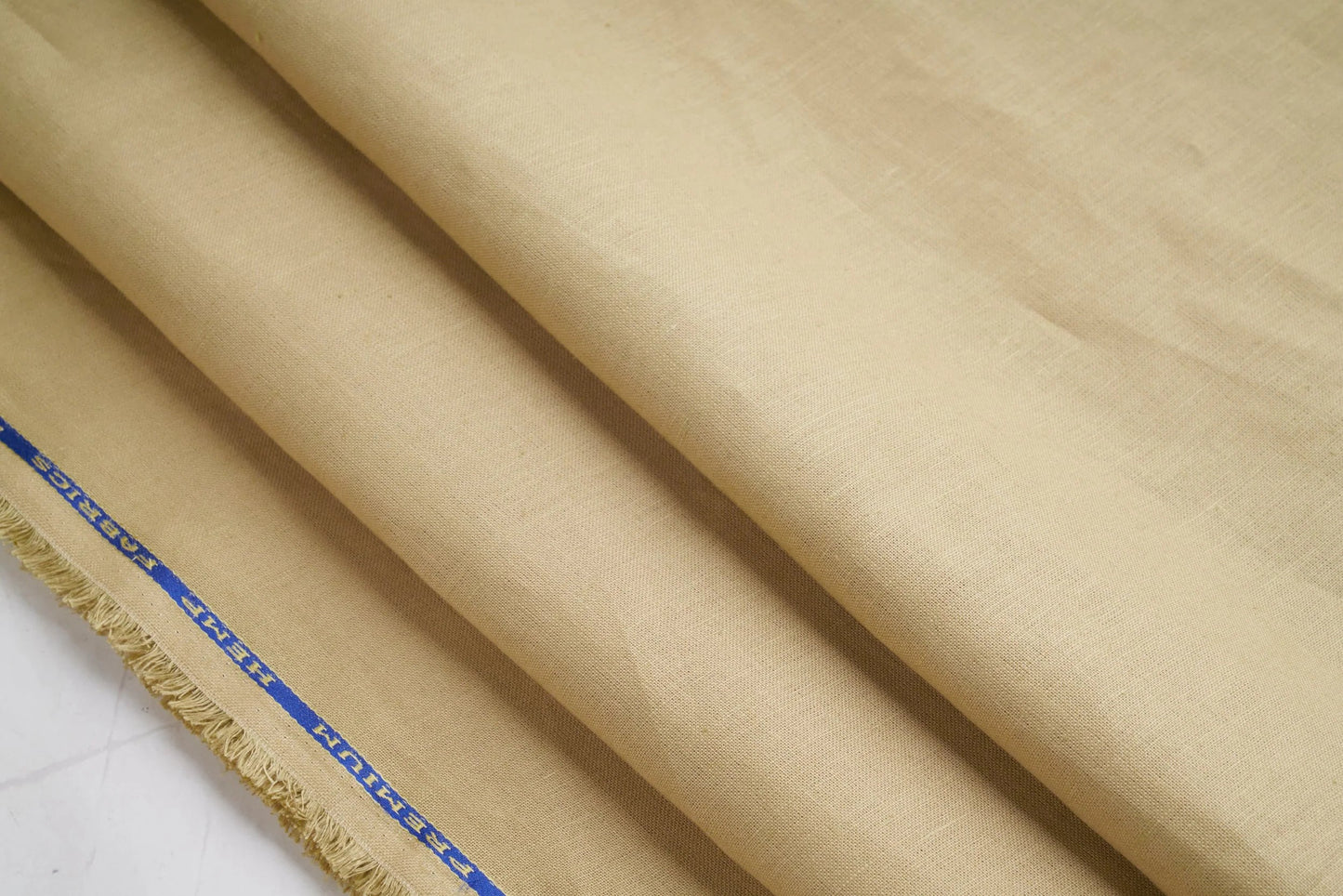 Sand Hemp Fabric | Organic | 145gsm | 147cm Wide | GOTS Certified-0